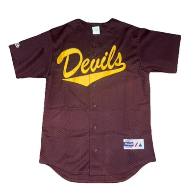 Majestuosa camiseta del equipo de béisbol Arizona State Sun Devils ASU M mediana Foto 1 de 4