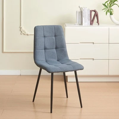 Sedia imbottita Fender in tessuto KSR29 grey e gambe in metallo nero - Immagine 1 di 2