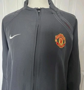 Nike MANCHESTER UNITED XL Gray Windbreaker Jacket - Picture 1 of 11