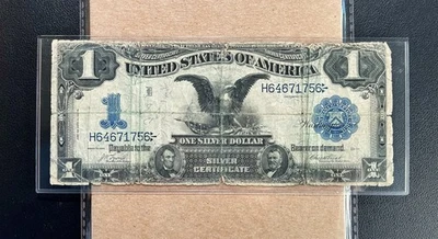 Fr. 227 1899 $1 Silver Certificate "BLACK EAGLE" - VG - Image 1 of 2