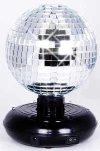 6" Rotating Free Standing Mirror Ball Kit - Picture 1 of 6