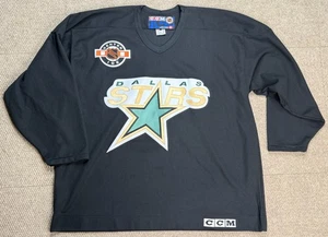CCM Vintage NHL Center Ice Dallas Stars Hockey Jersey Size XXL - Picture 1 of 10