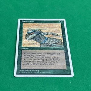 Arabian Nights Sandstorm Magic: The Gathering 4th Edition - 1995 - NM - Picture 1 of 2