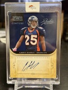 Chris Harris Jr 1/1 2012 National Treasures Platinum Rookie RC Autograph Century - Picture 1 of 2