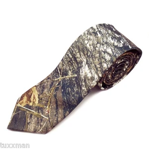 Tuxedo Park Mossy Camo Long Dress Skinny Tie Camouflage 2 3/4 "wide Wedding - Picture 1 of 1