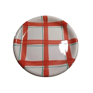 CROWN CORNING Indonesia Piatto a quadri arancione 9" (5e6) - Foto 1 di 6