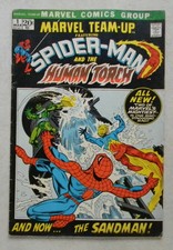 Marvel Team-Up #1 $115.00 (1972) 5.5 FN- 1st Misty Knight! SPIDER-MAN + Sandman