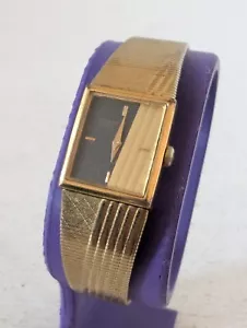 Stylish 90's Pulsar Seiko Tank V400-5120 Quartz Ladies Watch 19x16mm Untested - Bild 1 von 10