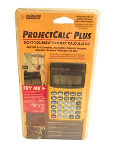 Calculated Industries ProjectCalc Plus DIY Project Calculator Memory NEW Sealed - Picture 1 of 7