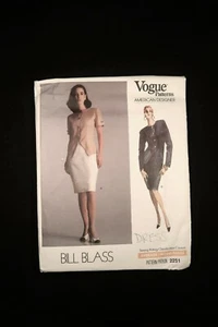 Vogue 2251 Bill Blass Designer Original 1989 Sewing Pattern sz 18-20-22 Uncut - Picture 1 of 3