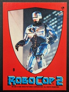 Robocop 2 1990 Topps Sticker Card #9 (NM)