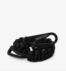 Portachiavi Dango Tether 550 Paracord - Nero - Chiusura in metallo resistente - Ingranaggio EDC - Foto 1 di 3