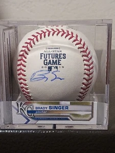 Brady Singer KC Royals Firmado OML 2019 All Star Futures Juego de Béisbol (Beckett) - Imagen 1 de 9