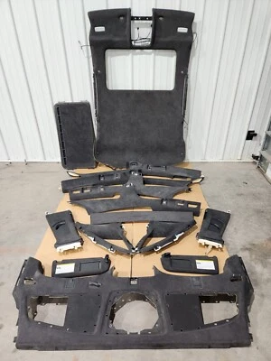 2011-2018 Audi S8 A8 D4 Black Headliner Roof Alcantara Interior Panels Set Kit🔥 - Image 1 of 4