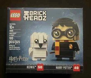 LEGO BrickHeadz Harry Potter & Hedwig 41615 Wizarding World Retired DAMAGED BOX - Picture 1 of 2