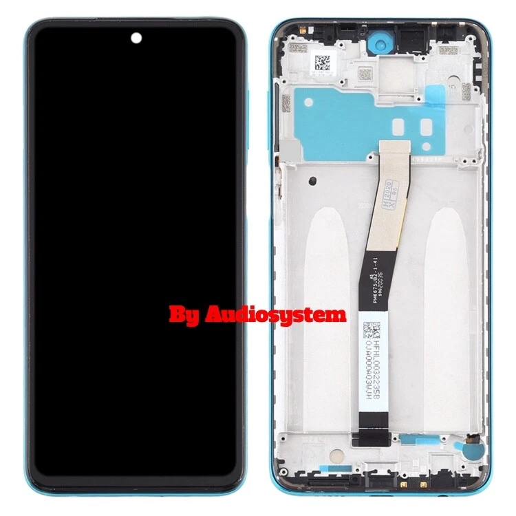 DISPLAY TOUCH +FRAME XIAOMI REDMI NOTE 9 PRO/ 9S VETRO VERDE BLU M2003J6B2G 6. - Immagine 1 di 1