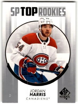 2022-23 SP Authentic Top Rookies Jordan Harris #TR-16 Montreal Canadiens - Image 1 of 2