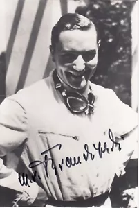 SIGNIERTES MANFRED VON BRAUCHITSCH ORIGINAL FOTO FOTO AUTOGRAMM MERCEDES GP - Bild 1 von 3