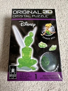 Disney Original 3D Crystal Puzzle Tinkerbell, BePuzzled - Level 1 - Ages 12+ - Picture 1 of 3