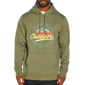Sudadera con Capucha Para Hombre Eddie Bauer Peso Pesado Gráfico Verde 2XL Montañas NUEVA CON ETIQUETAS - Imagen 1 de 6