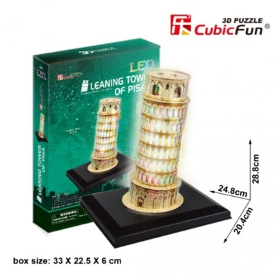 CubicFun 3D Puzzle - PISA TOWER ITALY - L502H - Image 1 of 4