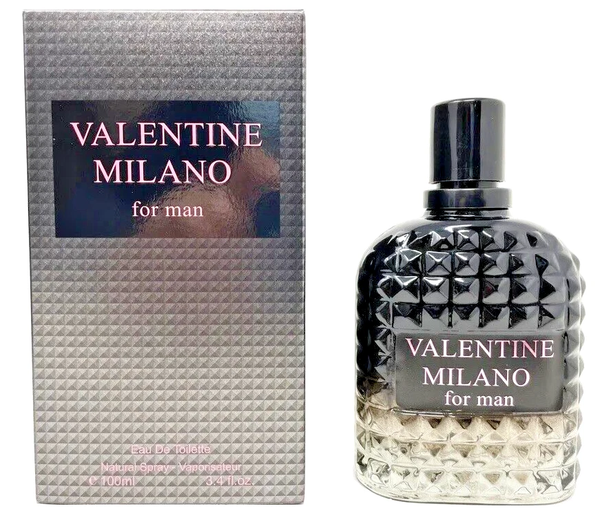 Perfume para hombre Valentine Milano Colonia EDT 3,4 FL OZ. Genérico Foto 1 de 1