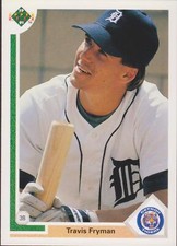 1991 Upper Deck Travis Fryman #225 Detroit Tigers Baseball Card