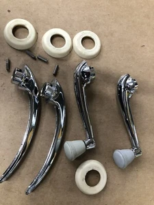 OEM German Interior Door Handles Window Cranks Set Porsche 356 VW Oval Bug - Picture 1 of 5
