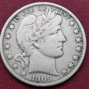 1909 O Barber Half Dollar 50c Better Grade VF - XF Details #57463 - Picture 1 of 2