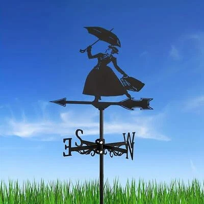 Girouette en métal d'ornement de girouette de bâti de toit de dame pour la - Bild 1 von 4