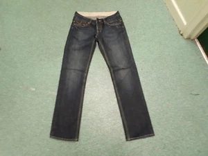 Lee Cooper Slim Leg Jeans Größe 28 Bein 33" verwaschen dunkelblau Damenjeans - Bild 1 von 4