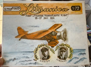RARE 1/72 PALINTON BELLANCA CH-300 "LITUANICA" 1933 TRANS-ATLANTIC AIRCRAFT - Picture 1 of 6