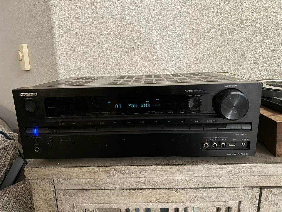 Onkyo TX-NR535 Home Theater 5.2-Channel Bluetooth Network AV Receiver No Remote - Image 1 of 1