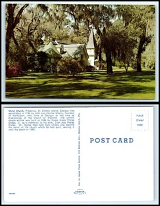 GEORGIA Postcard - St. Simons Island, Christ Church M3 - Picture 1 of 1