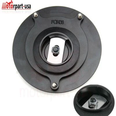 Keyless Fuel Gas Tank Cap For Kawasaki Ninja ZX6RR ZZR600 2003 2004 2005 2006 - Image 1 of 4