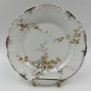 Antique Rosenthal R.C. Louis XIV Plate Delicate Flowers Gold Trim 7" - Picture 1 of 8