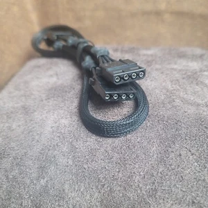 Molex officiel EVGA 4 broches (1 mâle 8 à 3 femelles 4) tressé - Photo 1/4