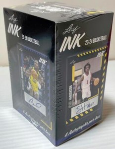 SEALED 2023-24 Basketball LEAF INK Box - 4 Autos NEW