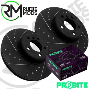 Abarth 500 / 595 / 695 Performance Front Vented Brake discs & Pads by Probite - Picture 1 of 4