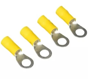 4,Gardner Bender 15-098 Electrical Ring Terminal, 4 AWG, Insulated Barrel, Crimp - Picture 1 of 1