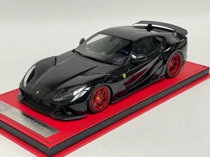 1/18 Ivy Models Ferrari 812 Novitec N Largo in Gloss Black Custom Wheels Leather - Picture 1 of 8