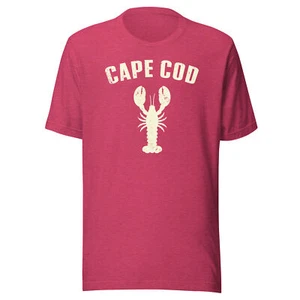 Cape Cod, MA Lobster T-Shirt - Classic Summer Beach Vibe Tee - Picture 1 of 6