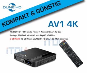 Dune HD AV1 4K - HDR10+ odtwarzacz multimedialny i Android 11 Smart TV Box (model 2024) - Zdjęcie 1 z 4
