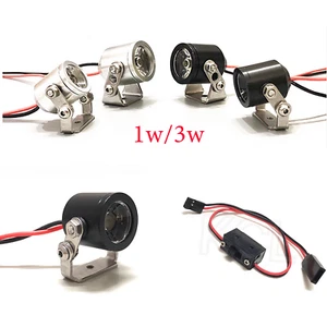 Für RC Modellauto Licht Strahler Suchleuchten mit Halterung - 1W/3W LED Lampe - Bild 1 von 17
