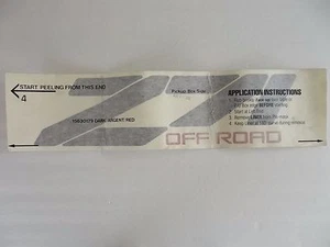 1989-99 Chevrolet & GMC C1500 / 2500 / 3500 Z71 Decal Sticker Dark Argent & Red - Picture 1 of 2