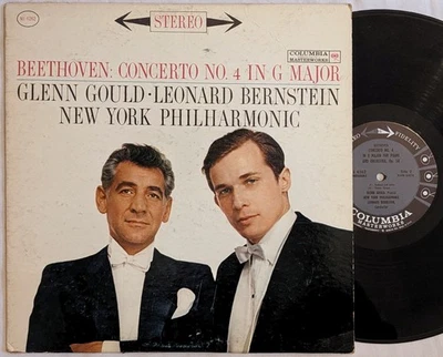 Columbia 6-EYE MS 6202 Beethoven CONCERTO N.4 Gould/ Bernstein LP stereo 2J/1G Foto 1 de 4