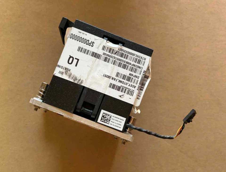 OEM Dell Precision T5820 Workstation CPU Cooling Heatsink & Fan WP9JW DNP4M 5820 - Image 1 of 4