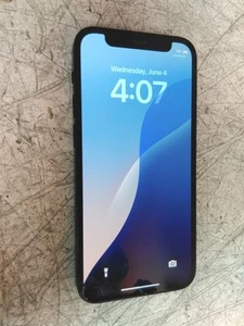 Apple iPhone 12 Mini 5.4" Unlocked Black Smartphone Scratched Screen AS-IS - Photo 1 sur 10