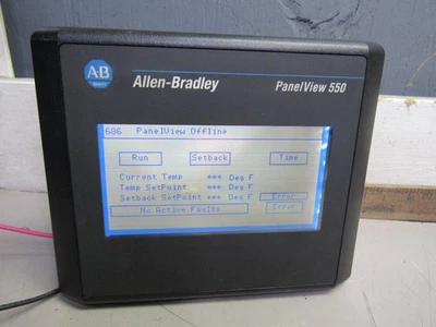 ALLEN BRADLEY PANELVIEW-550 2711-T5A16L1 SER-B FRN-4.41 PANEL TÁCTIL XLNT COMIDA PARA LLEVAR Foto 1 de 4