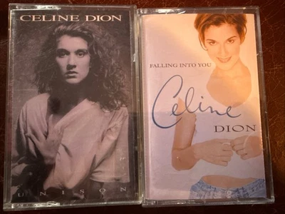 Celine Dion Cassette Lot Falling Into You Unison Because You Loved Me Where Does - Image 1 of 3